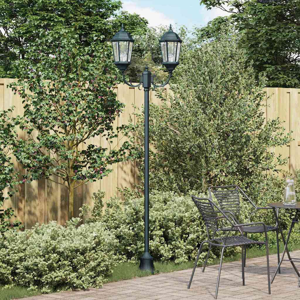 Ophelia & Co. Garden Light Aluminium and Glass Pathway Lights Outdoor Lighting Dark Green Aluminum 235cm H x 68cm W x 20cm D