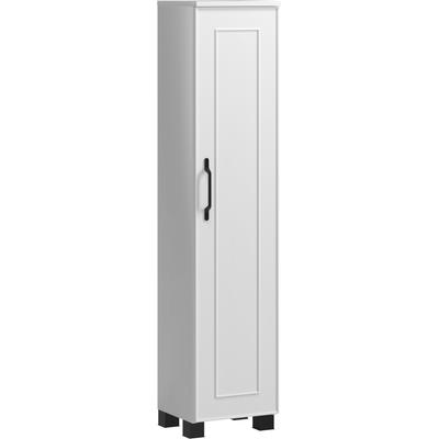 Midischrank WELLTIME "CADIZ, gedämpfte Scharniere", matt weiß, B:30cm H:130cm T:35cm, MDF, Schränke, Midischrank
