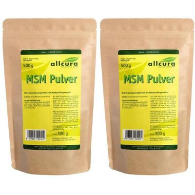 MSM Pulver Methylsulfonylmethan 2x 2x500 g