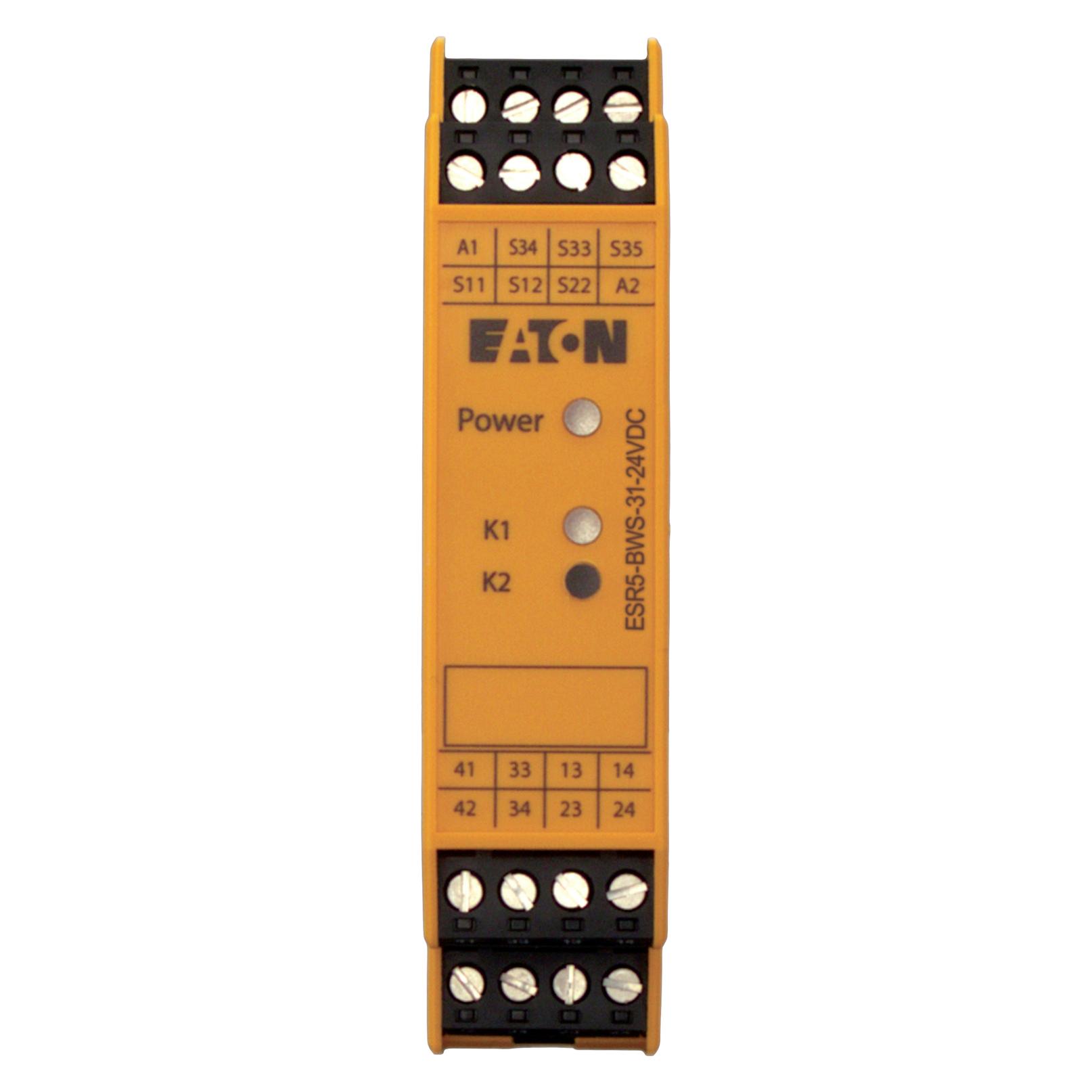 Eaton Sicherheitsrelais ESR5-BWS-31-24VDC Betriebsspannung: 24 V/DC (B x H x T) 22.5 x 99 x 114.5mm (401064)