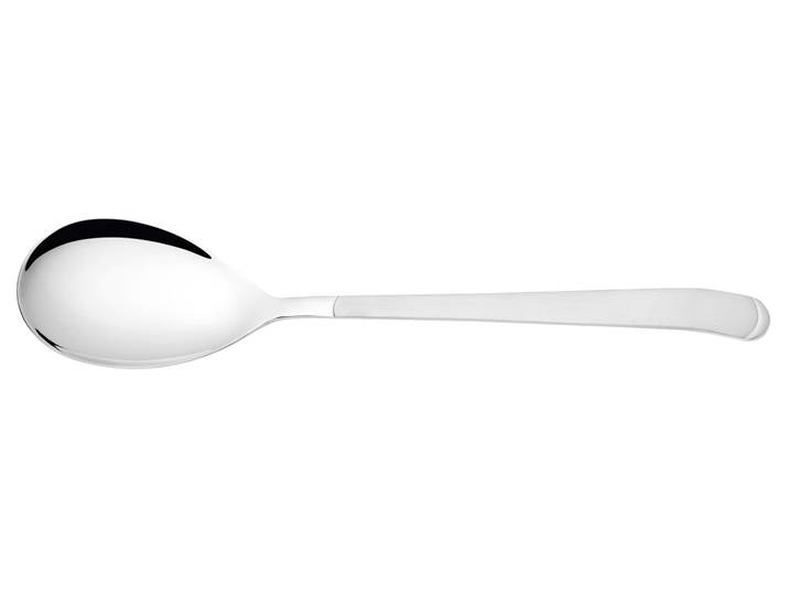 Gießlöffel MICHELANGELO GASTRONOM, 32 cm, Edelstahl rostfrei 18/10 , silber, B:7,1cm H:3cm Ø:7,1cm, Edelstahl 18/10, Kochlöffel, Gießlöffel, mit tiefem Kopf für tropffreies Portionieren von Suppen und Saucen