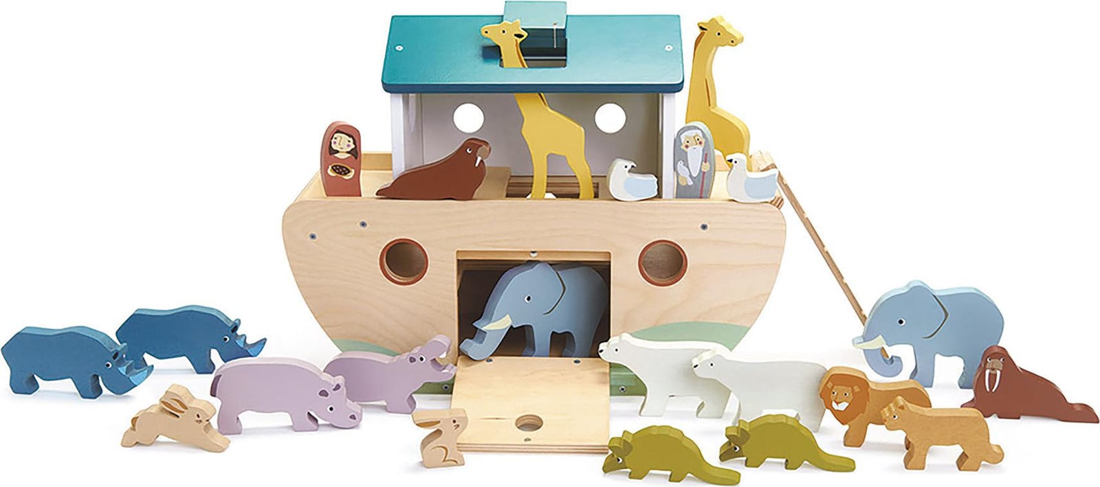 Tender Leaf Toys Noah houten ark meerkleurig