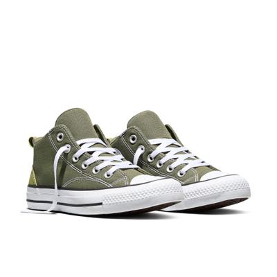 Sneaker CONVERSE "CHUCK TAYLOR ALL STAR MALDEN STREET EASY-ON COLOR POP", Jungen, Gr. 37, utility, in the weeds, weiß, Textil, Schuhe Sneaker, für Alltag und Freizeit, sportlicher Stil