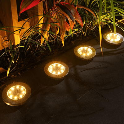 HomeDecorAndMore LLC In Ground Solar Path Lights Warm White