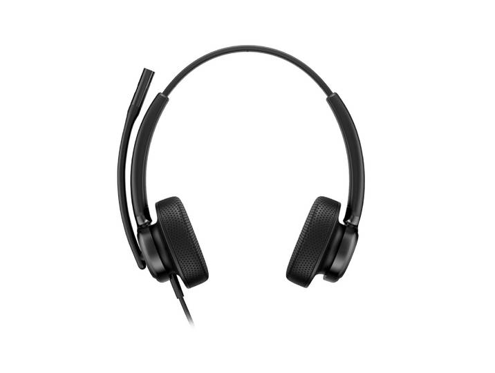 HP Poly Micro-casque filaire USB binaural Mission 425 (en vrac), 132 g, Noir C01B6A6