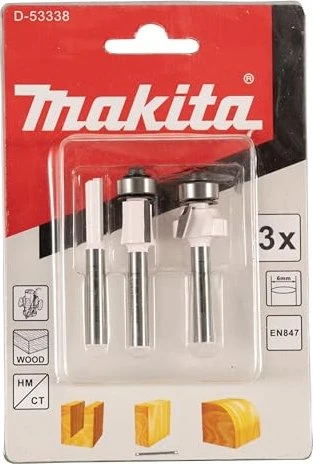 makita D-53338 Fräser-Set 3-teilig