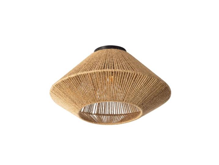 Plafonnier boho jute naturel Ø43cm