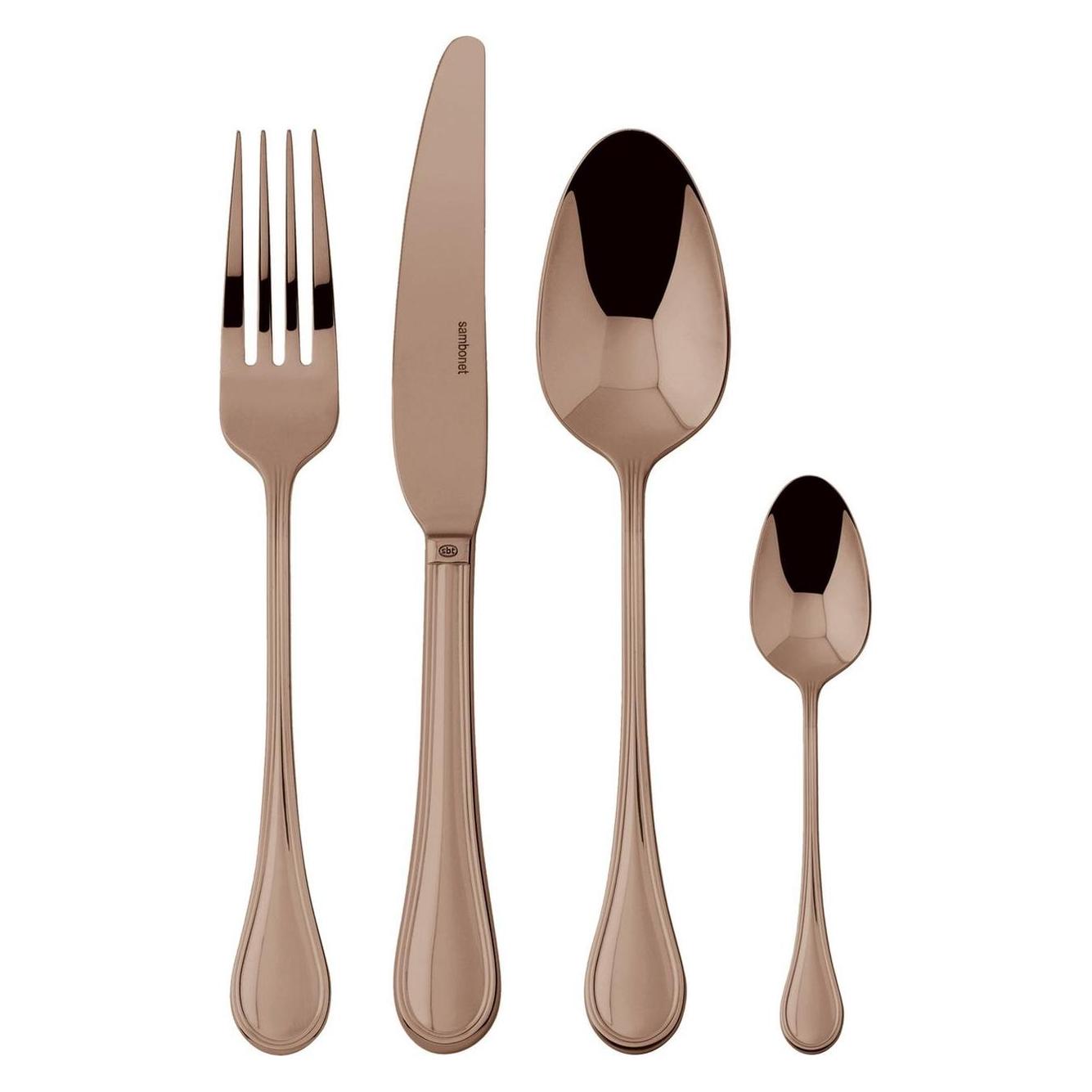 Rosenthal Besteck 24tlg.Vh. Royal Edelstahl/PVD Kupfer (24 Stk., Besteck Set) (52763C81)