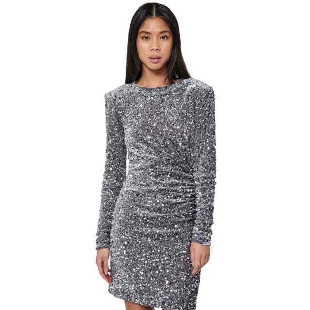 Norr Milan dress silver -
