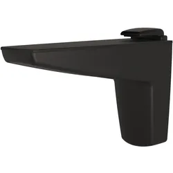Italiana Ferramenta, Möbelausstattung, Italiana Wandkonsole Moon Klemmträger 4-25mm für Regalböden, schwarz matt