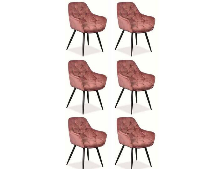 Feldmann-Wohnen Polsterstuhl Cherry (6 St), 57x58x87cm altrosa