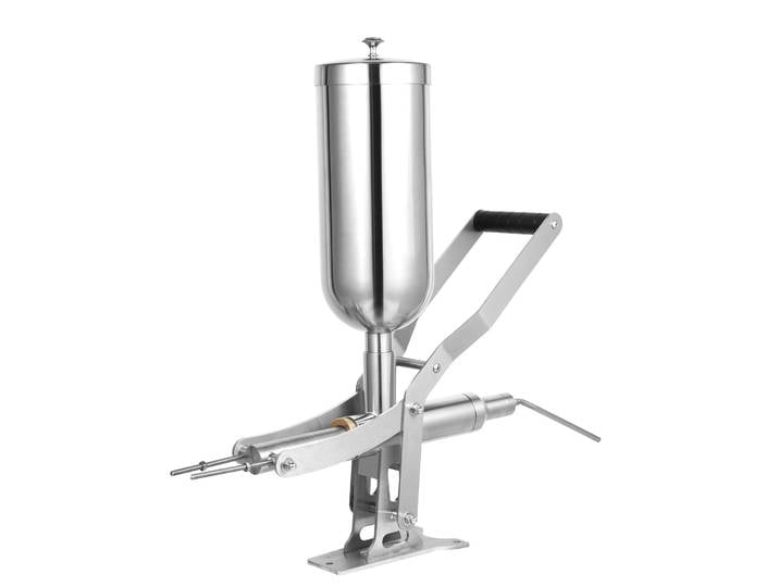 Machine à remplir les beignets manuelle 5L en acier inoxydable 304 avec 4 embouts interchangeables pour la pâtisserie