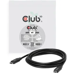 CLUB3D USB-C®-Sicherheitskabel 240 W, ohne Daten, 2 m / 6,56 ft