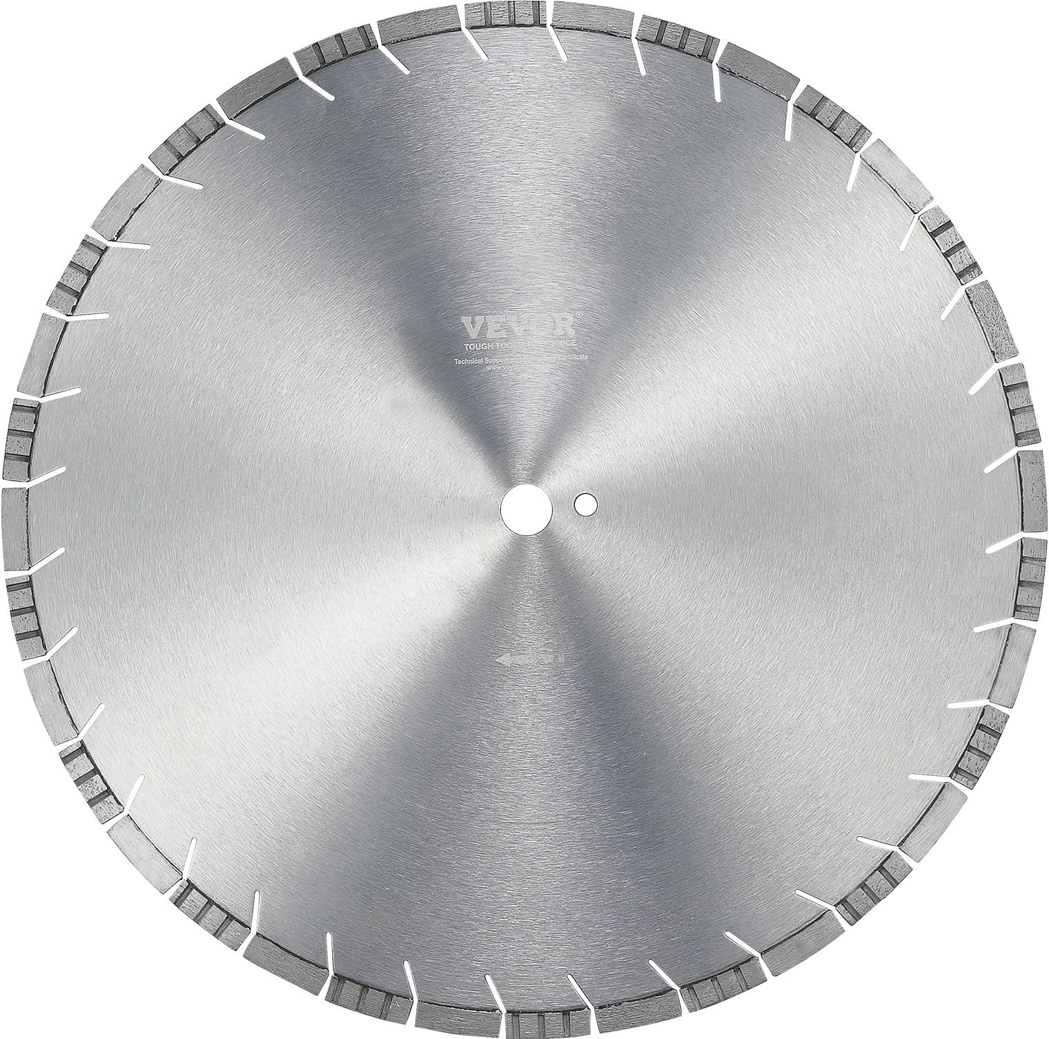 Sweiko Diamantschijf voor beton, geschikt voor nat- en droog gebruik, met schuine tanden, Diameter: 50 cm
