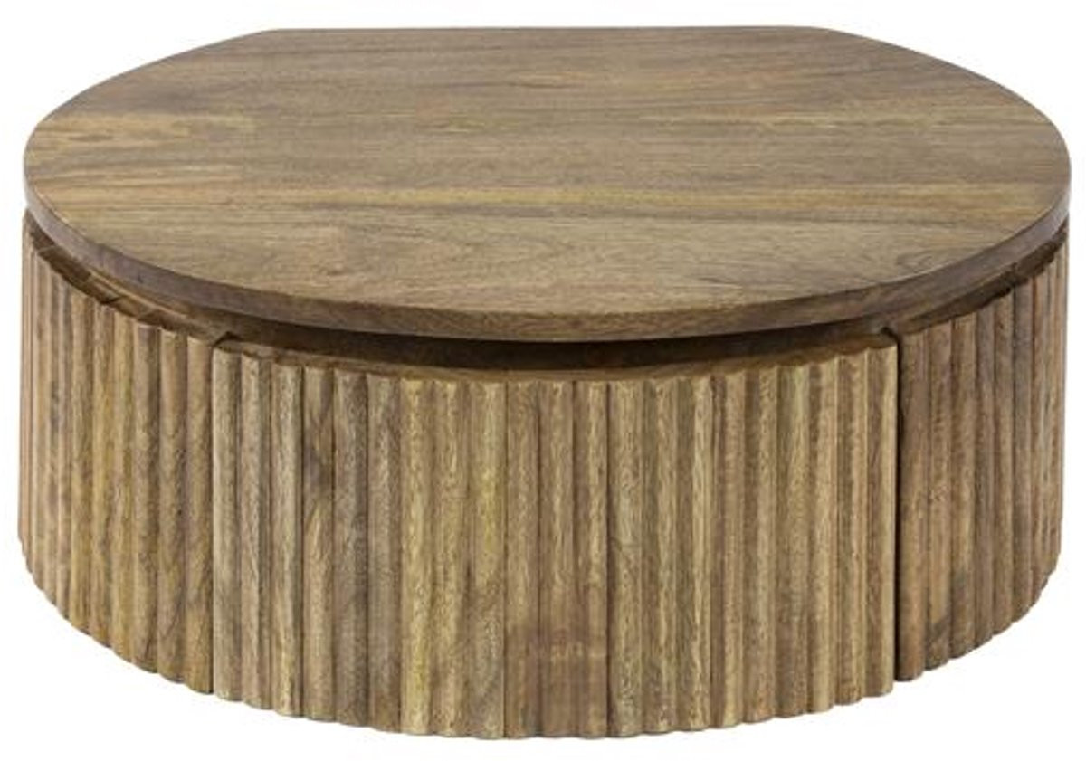 Modern nachtkastje Wave bruin hout