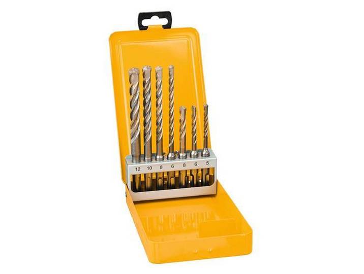 Coffret de 7 forets SDS-Plus Extreme DEWALT DT9701-QZ 5\,6 (x2)\, 8 (x2)\, 10\, 12 mm