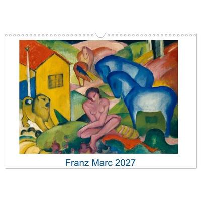 Franz Marc 2027 (Wandkalender 2027 DIN A3 quer), CALVENDO Monatskalender