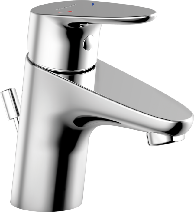 Bravat Palma Waschtischarmatur 3516012 mit Ablaufgarnitur, chrom