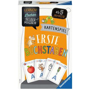 Ravensburger Lernspiel Lernen Lachen Selbermachen, Erste Buchstaben, ab 5 Jahre, 1-4 Spieler