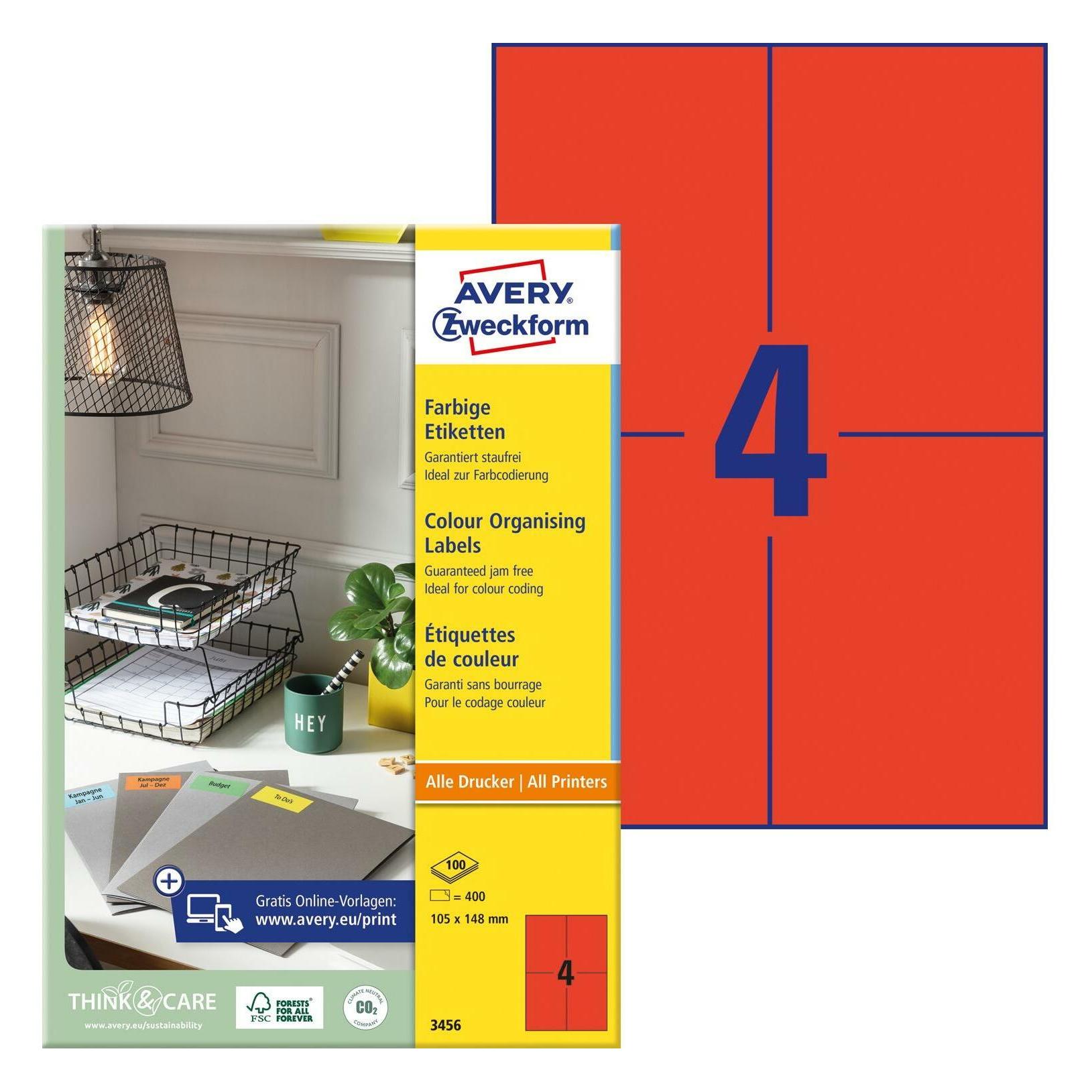 Avery Organisation Etiketten (3456)