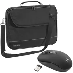 PEDEA Laptoptasche 17,3 Zoll inkl. PC-Maus schwarz, 47x35x6.5 cm