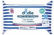 Dodie Lingettes Nettoyantes Compostables 60 Unités Grand Format - Paquet