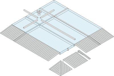 Auffahrrampe, Wannenmaß 2000er