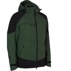 Winter Softshelljacke "117301" Working - 4XL - grün/schwarz