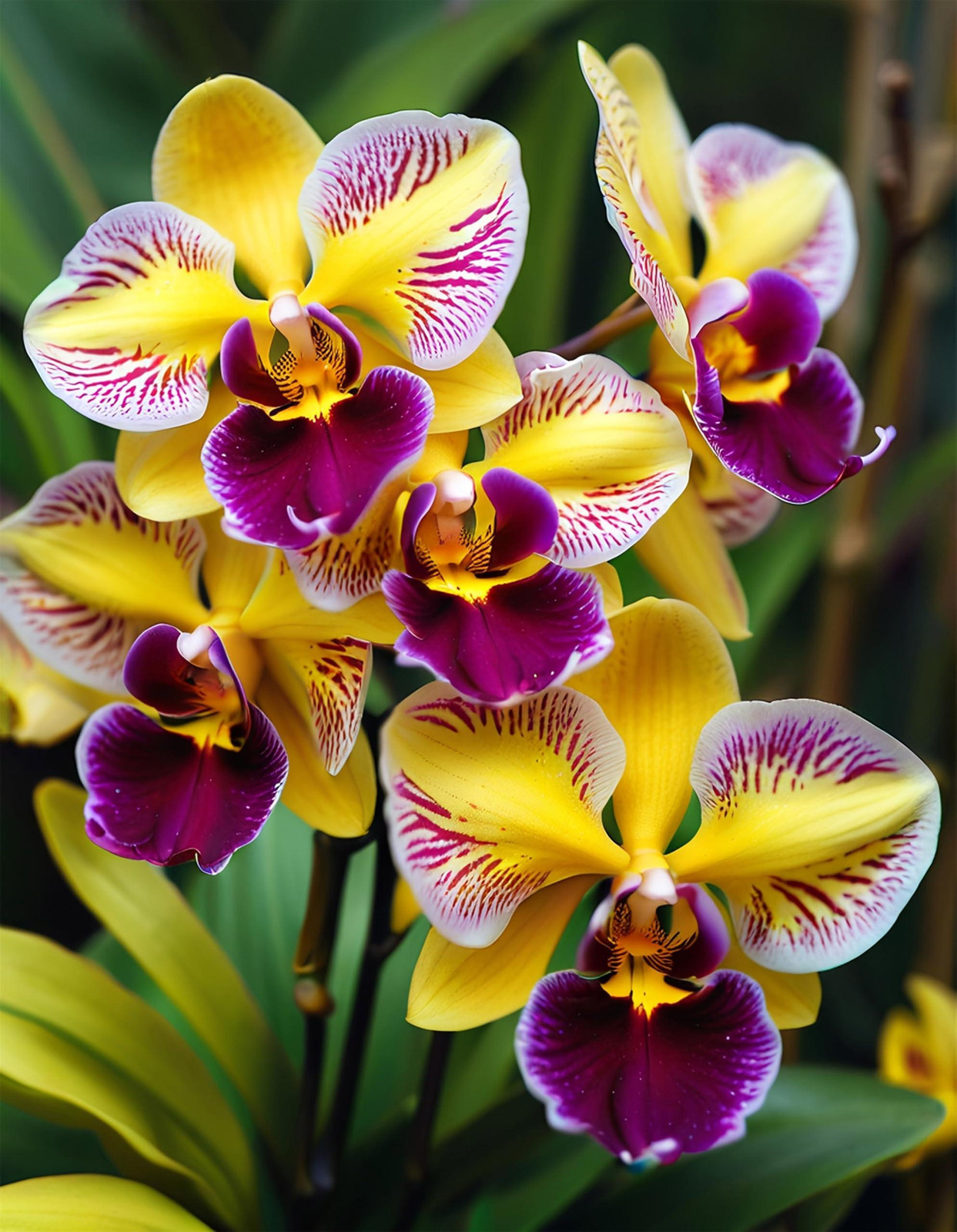 Solidchoice Diamant schilderen set voor volwassenen - Phalaenopsis orchidee