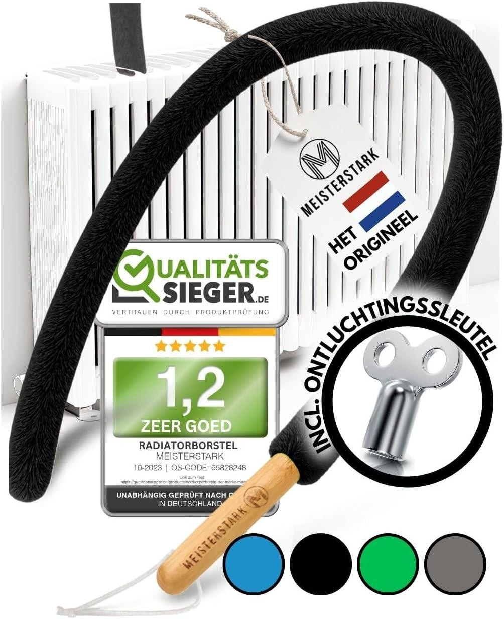 Radiatorborstel met flexibele microvezels, 115 cm, voor eenvoudige reiniging