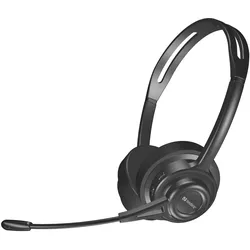 Sandberg Bluetooth Call Headset (Kabellos, USB-C), Office Headset, Schwarz
