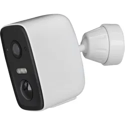 Rollei Überwachungskamera Wireless Security Cam 2K (2304 x 1296 Pixels), Netzwerkkamera, Weiss, Schwarz