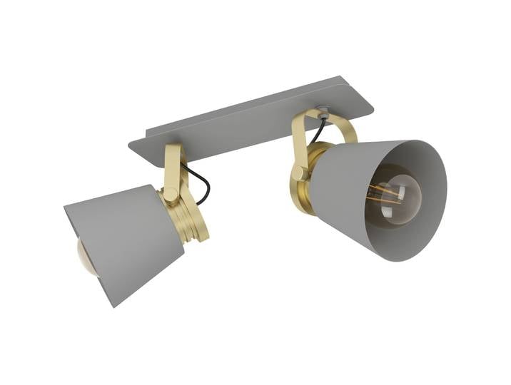 Eglo Spot Twicken Gold/grau Stahl B 20.5 cm