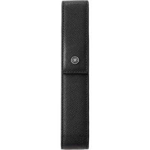 Cross Stifteetui AC311-1, schwarz, für 1 Stift, Stecketui mit Magnetverschluss, aus Echt Leder