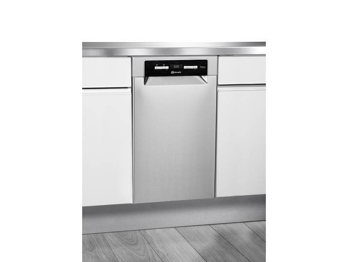 BAUKNECHT Unterbaugeschirrspüler BK6UB10BS7A0X , Energieeffizienz: B, silber (edelstahl), B:44,8cm H:82cm T:59cm, Geschirrspüler, PowerClean Hochdruckdüsen – reinigt hartnäckigste Verschmutzungen, Unterbaugeschirrspüler