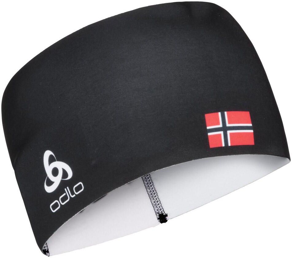 Odlo  - Competition Fan Warm Headband Black Norway - Bandeau Nordique