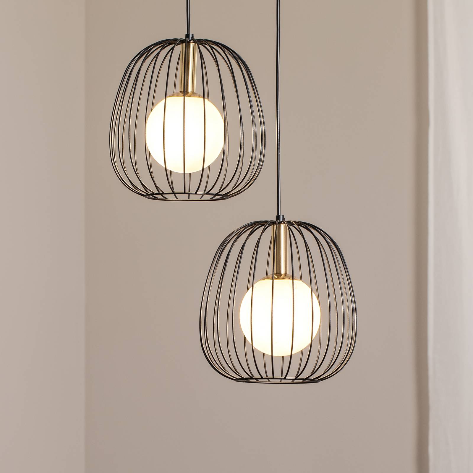 Hängelampe Bell SIGMA, dimmbar, schwarz, für Wohn- / Esszimmer, Metall, Modern, Pendelleuchte