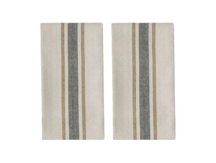OYOY Torchon de cuisine Linu, lot de 2 Black