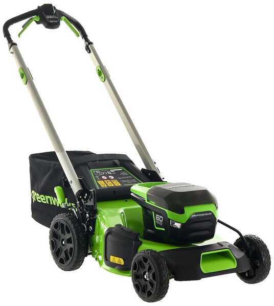 Greenworks GD60LM51SP - Tondeuse à gazon autotractée à batterie - SANS BATTERIE NI CHARGEUR