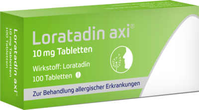 axicorp Pharma GmbH LORATADIN axi 10 mg Tabletten 100 St 13861637