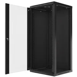 Lanberg WF01-6627-10B (27 HE), Serverschrank, Schwarz