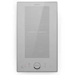 Delicatessa Domino Prime Einbaukochfeld Induktion 2 Zonen 3500W Autark Weiß