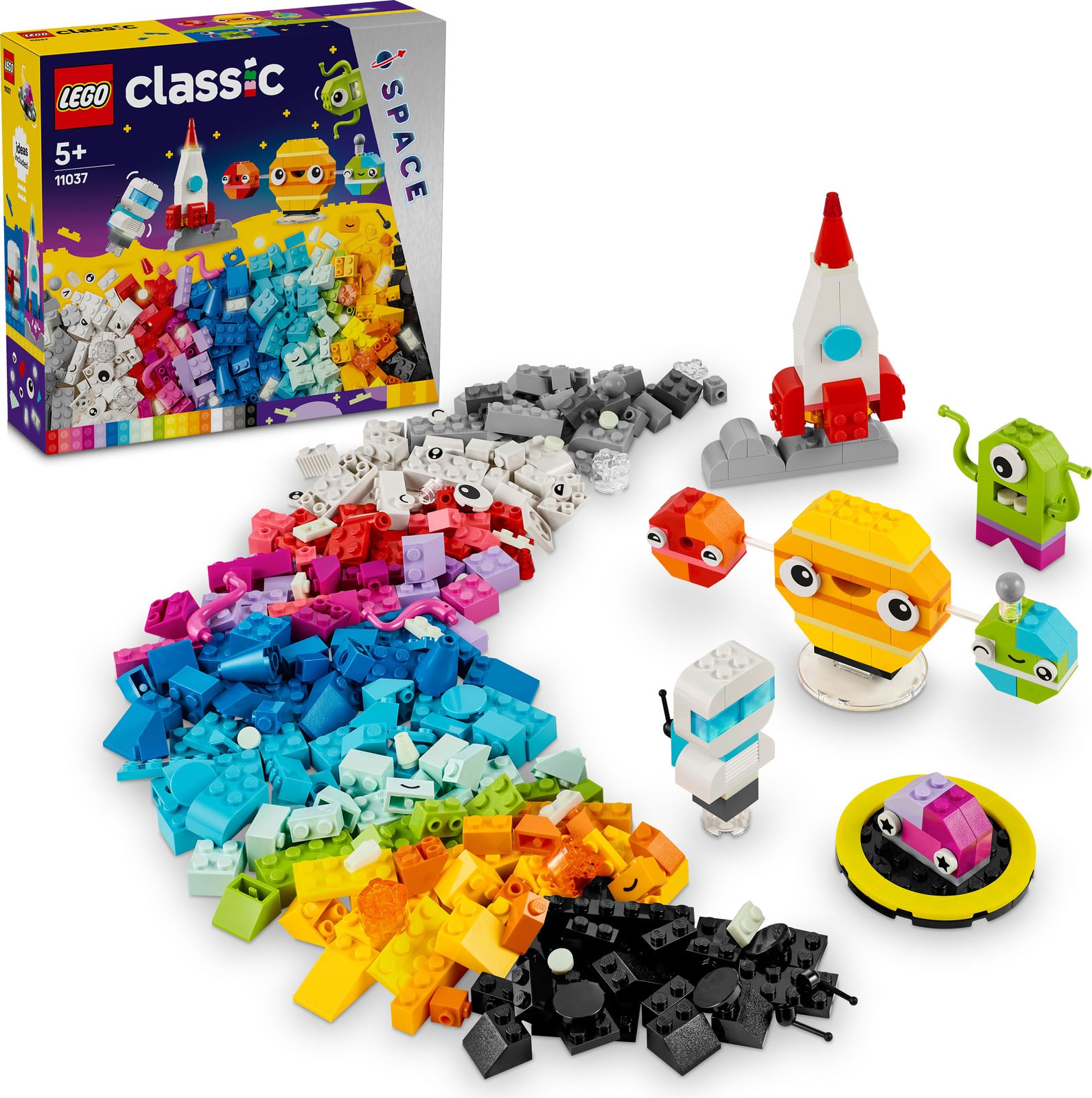 LEGO Classic Creatieve Wereld Ruimtesystemen Bouwspeelset 11037