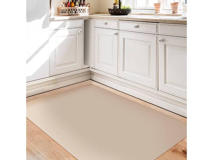 Tapis en vinyle Macchiato 140 x 210cm Beige
