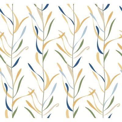 York Wallcoverings Chloe Vine Ochre Wallpaper