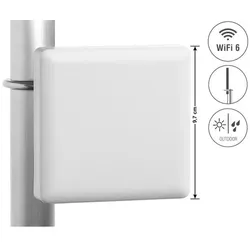 Delock WLAN 6-Antenne, N-Buchse, 9,0 – 10,5 dBi, Richtantenne (WLAN), Netzwerkantenne