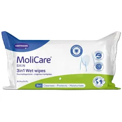 Molicare Skin 3in1 Feuchtpflegetücher 30 St