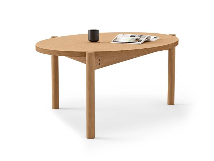 Tchibo - Couchtisch - 90x69x40cm - naturfarben -