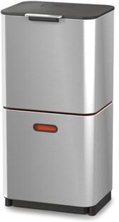 Joseph Joseph Totem Max 60L Dual Trash Can and Recycle Bin (15.85 US Gallons)