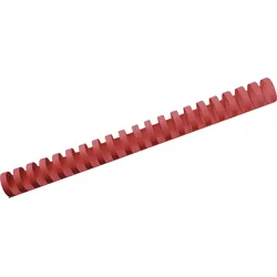 GBC Binderücken 21 Ringe 14mm rot VE=12x100 Stück